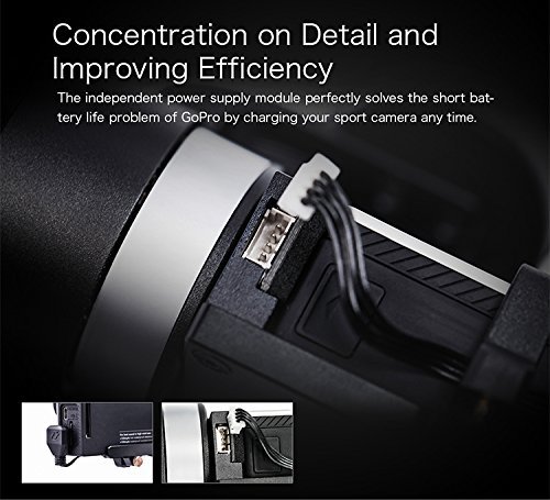 Zhiyun Z1-Rider-2 Multifunctional 3 Axis Brussless Gimbal Stablizer for Action cam like Gopro Hero 3, Hero 3+,... N4