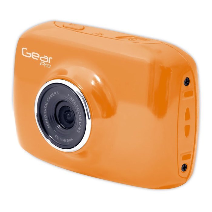 Sound Around GDV123OR Gear Pro HD Sport Action Camera, 720p Wide-Angle Camcorder with 2.0 Touch Screen SD Card... N3