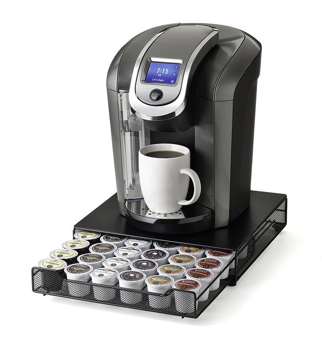 Nifty 6470 Keurig Brewed Glass Top K-Cup Rolling Drawer N5
