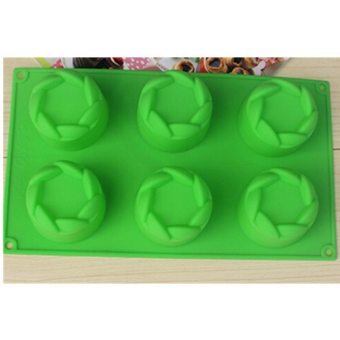 EVTECH(TM) cylinder Style Silicone Gel Non Stick Cake Bread Mousse Biscuit Ice Pudding Mold Chocolate Jelly Candy... N2