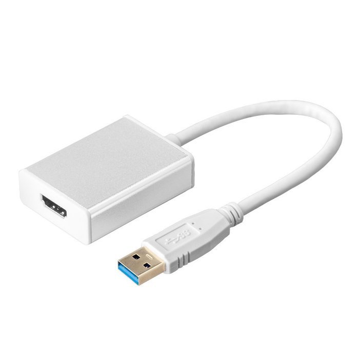USB HDMI Adapter, VANDESAIL USB 3.0 to HDMI External Video Card Multi Monitor Adapter with Gold Plated for Windows... N16