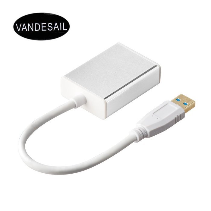 USB HDMI Adapter, VANDESAIL USB 3.0 to HDMI External Video Card Multi Monitor Adapter with Gold Plated for Windows... N17