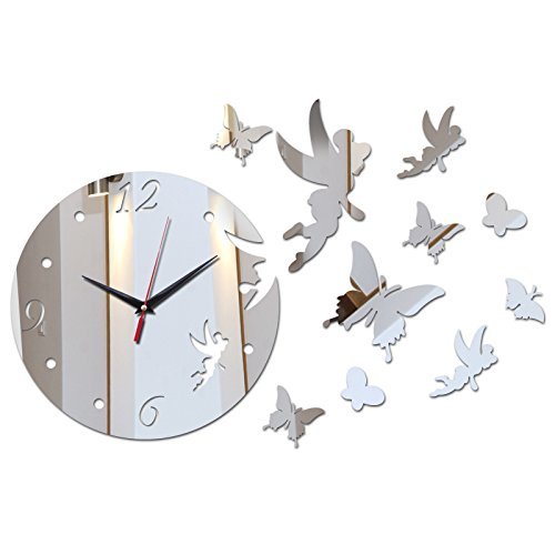 EverTrust(TM) top fashion new wall clocks acrylic horloge clock modern design, living large decorative multi-slice... N2