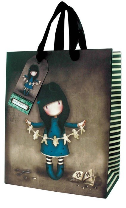 Boston International 12 Count Santoro Gorjuss Gift Bags, Medium, New Heights