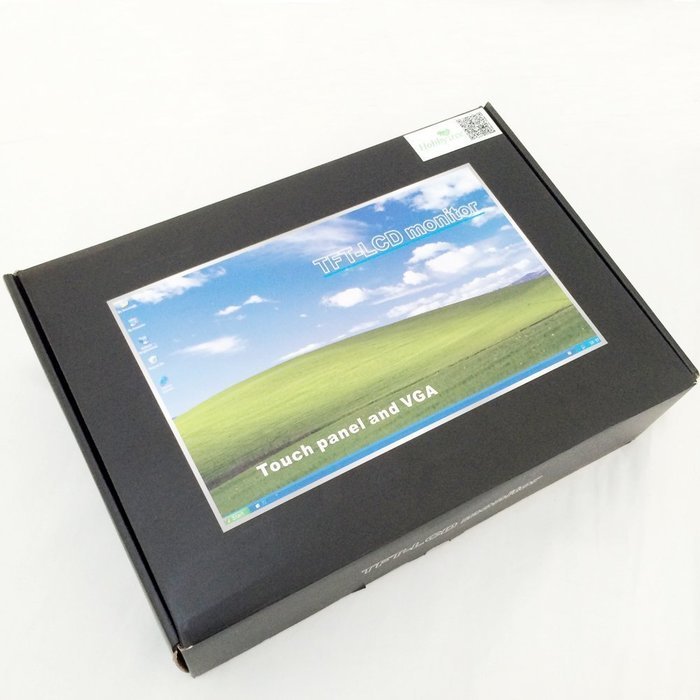 HobbyTree 10.4 Desktop TFT LCD Monitor w Touch Screen + VGA + car charger,highest resolution... N2