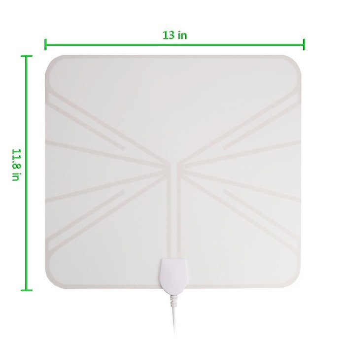 HDTV Indoor Antenna - YaphteS 50 Miles Digital TV Antenna with Detachable Amplifier Power Supply for the Highest... N7