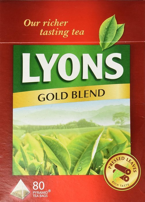 Lyons Gold Blend Tea. 3 Pack X 80 Bags N2