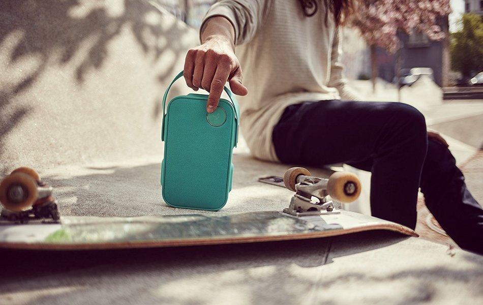 Libratone ONE CLICK Portable Bluetooth Speaker, Caribbean Green N16