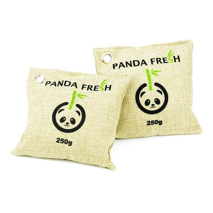 2X Activated Bamboo Air Purifying Odor Remover Charcoal Bag 250g Non Toxic Chemical Free Moisture Remover by PANDA... N2