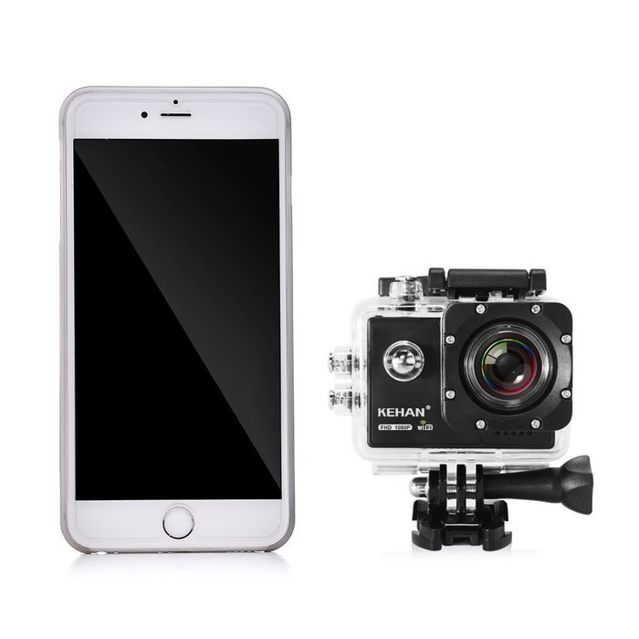 KEHAN C70 FHD Mini Wi-Fi Action Camera H.264 16MP 1080P 60fps Sport DV Video Camcorder 2.0" Screen 170 Degree... N2