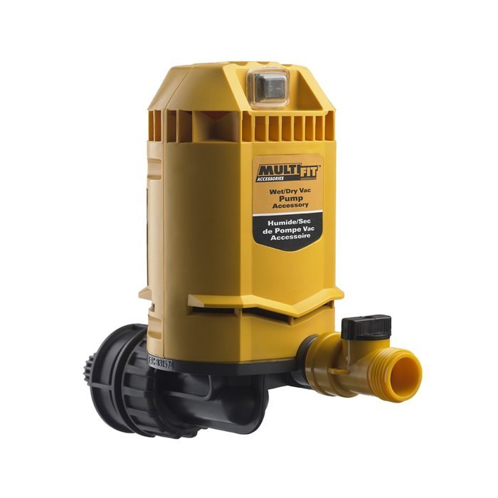 Multi-Fit Wet Dry Vac Water Pump MP2000 Shop Vacuum Pump Is A Wet Dry Vac Attachment for Shop Vacuums With A Drain