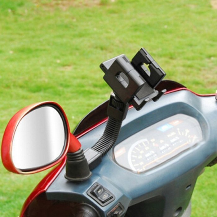 Spritech(TM) Motorcycle Electric Bicycle Phone Mount,Mount,Smartphone Cell Phone Universal GPS Adjustable Grips... N3