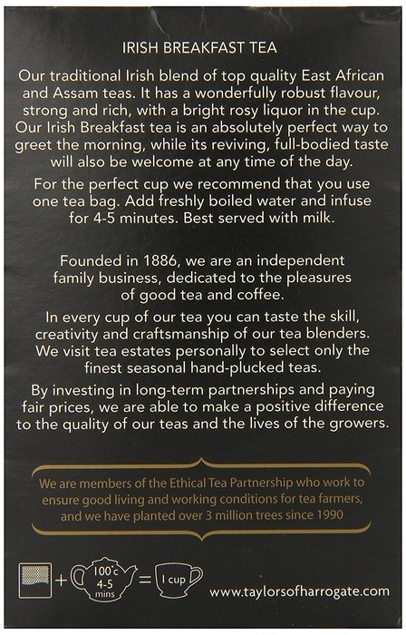 Taylors of Harrogate Classic Tea Variety Box, 48 Count N203