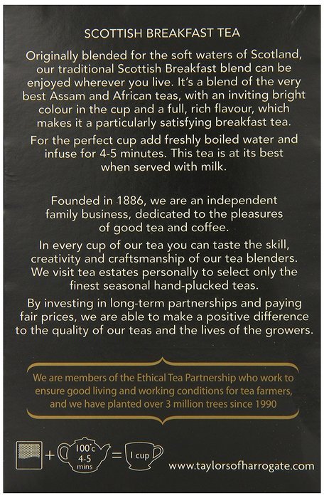 Taylors of Harrogate Classic Tea Variety Box, 48 Count N205