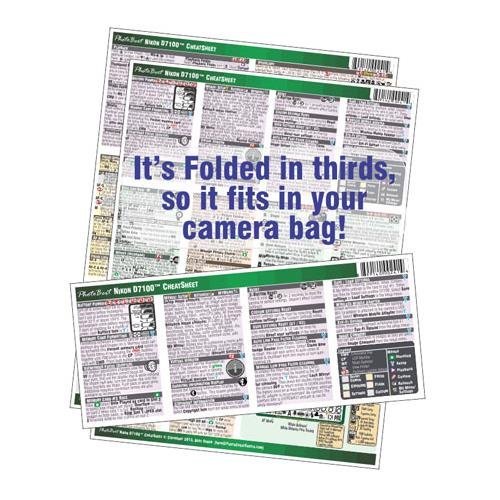 PhotoBert Photo CheatSheet for Nikon D7100 Digital SLR Camera