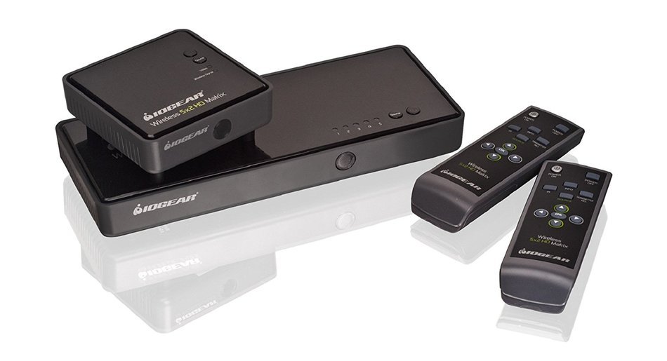 IOGEAR GWHDMS52 Wireless 5x2 HD Matrix Supports Full Uncompressed HD 1080p, 3D Content, 5.1 Channel Digital Audio N3