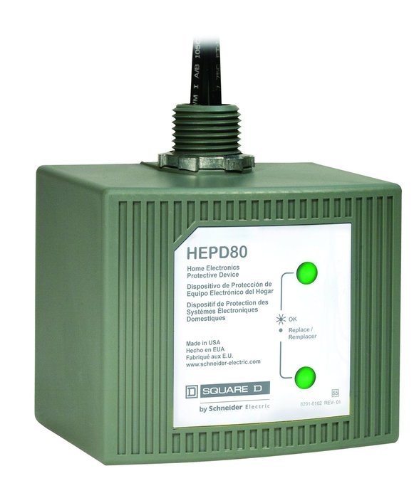 Square D by Schneider Electric HEPD80 Home Electronics Protective Device N2
