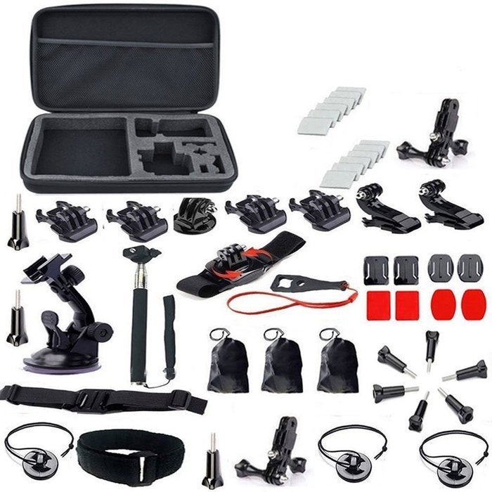 Kebo 37in1 Large Shockproof Carrying Bag Floating Grip Bike Handlebar Accessories Kit for Gopro Hero 1 2 3 3+... N2