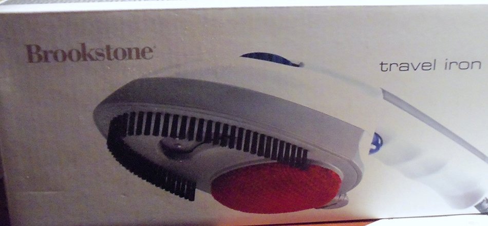 Brookstone 2 in 1 Travel Iron & Steamer