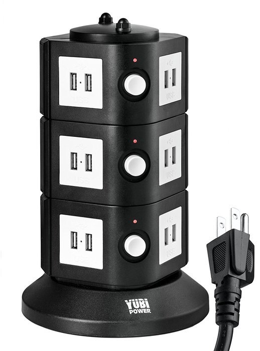 Yubi Power 40 Port Universal USB Family Charging Tower Station w/ Surge & Overload Protection for Iphone, Ipad... N3
