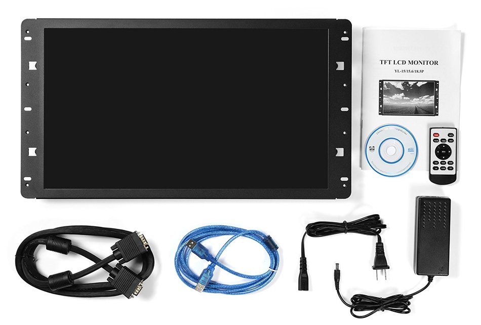 CarNetix 18.5" SKD 16:9 Open Metal Frame Touch Screen Monitor DVI HDMI N2