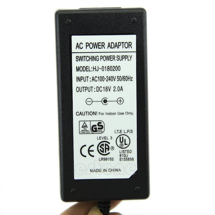 Estone New 18V 2.0A LCD Monitor AC DC Adapter Power Supply Cord Converter 5.5mm x 2.5mm N4
