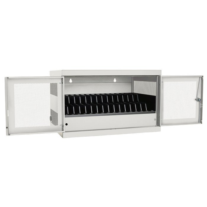 Tripp Lite 16-Port USB Charging Station Cabinet for Tablet, iPad & Android, Charge & Sync, Wall Mount (CS16USB) N17