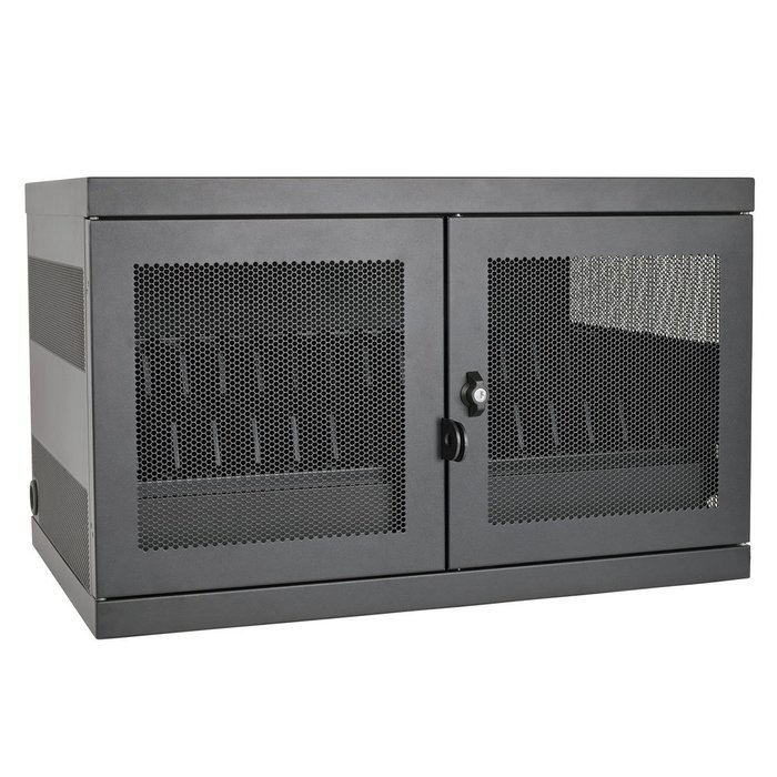 Tripp Lite 16-Port USB Charging Station Cabinet for Tablet, iPad & Android, Charge & Sync, Wall Mount (CS16USB) N22