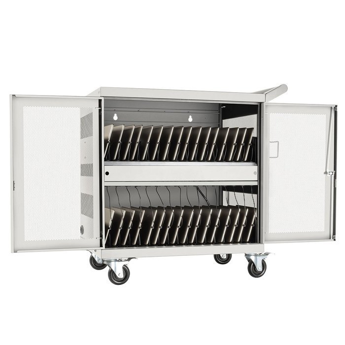 Tripp Lite 16-Port USB Charging Station Cabinet for Tablet, iPad & Android, Charge & Sync, Wall Mount (CS16USB) N24
