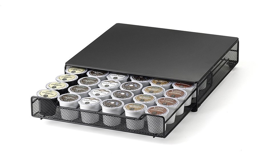 Nifty 6470 Keurig Brewed Glass Top K-Cup Rolling Drawer N9
