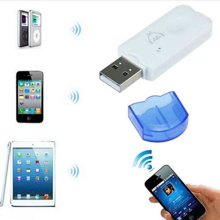 Mercu USB Car Auto Bluetooth Stereo Wireless Audio Music Receiver Adapter N4