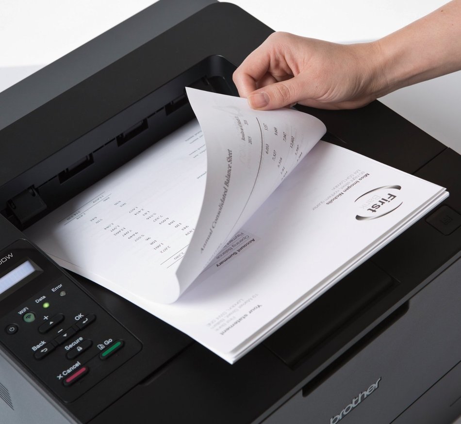 Brother HLL6200DW Business Laser Printer with Wireless Networking, Duplex Printing, and Large Paper Capacity,...
