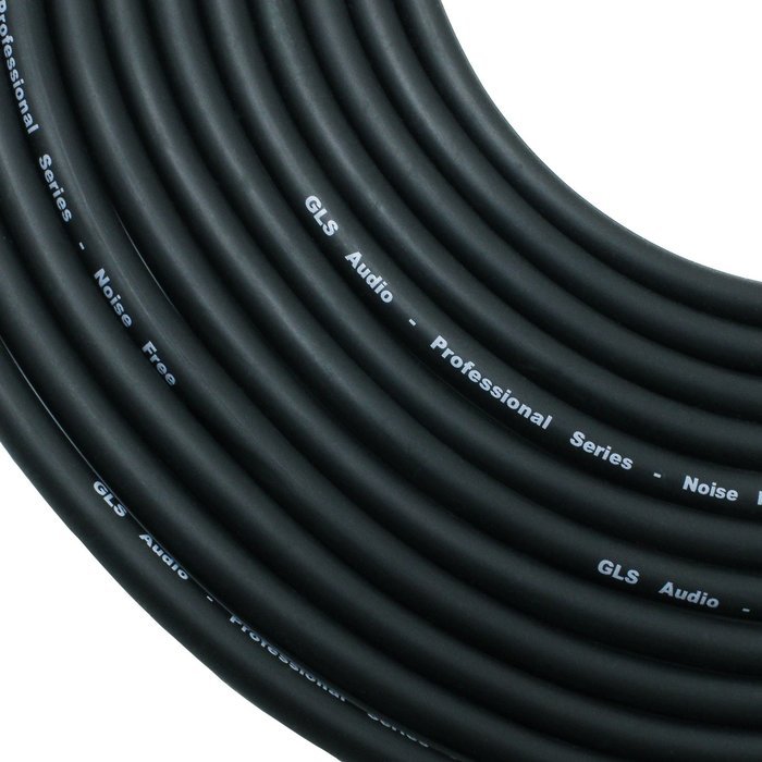 GLS Audio 25ft Patch Cable Cords - XLR Female To 1/4" TRS Black Cables - 25' Balanced Snake Cord (NOTE: THIS IS... N4