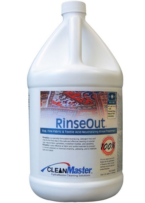 CleanMaster 950-140-B RinseOut - Rug, Fine Fabric and Textile Acid-Neutralizing Rinse/Treatment, 1 gal (Pack of 4)
