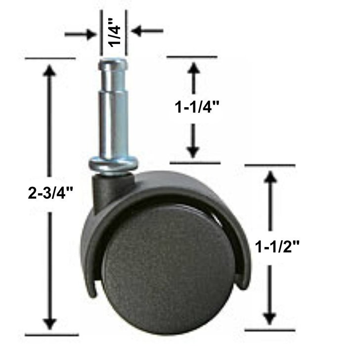 SHOP-VAC Replacement All Around Caster Wheel (1 caster wheel) - 4901896 N2
