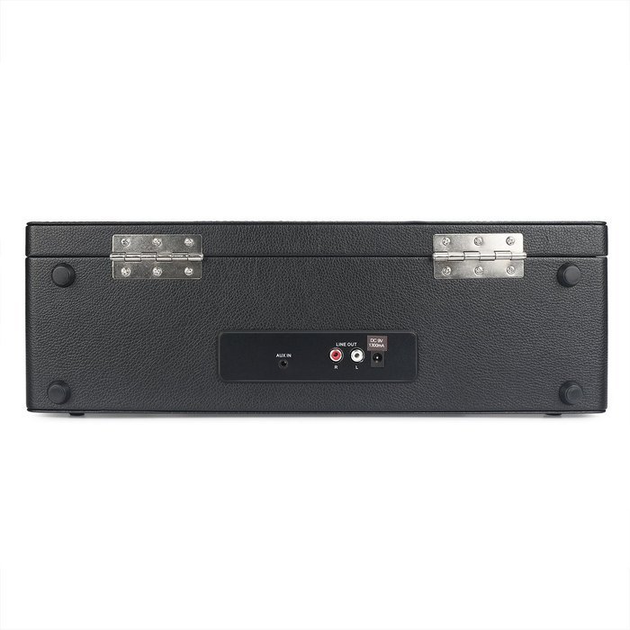 1byone Suit-case Style Turntable with Speaker, Bluetooth support and Vinyl-To-MP3 Recording, Belt Driven Record... N16