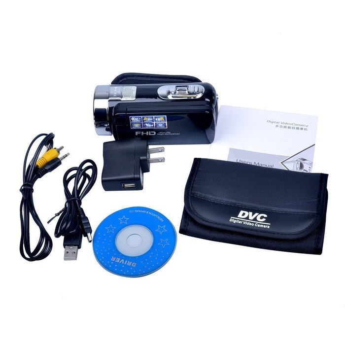 Camcorders, PYRUS 2.7" Digital Video Camera CMOS 5MP Max 24MP 18x Zoom 1080P FHD Camcorders N5