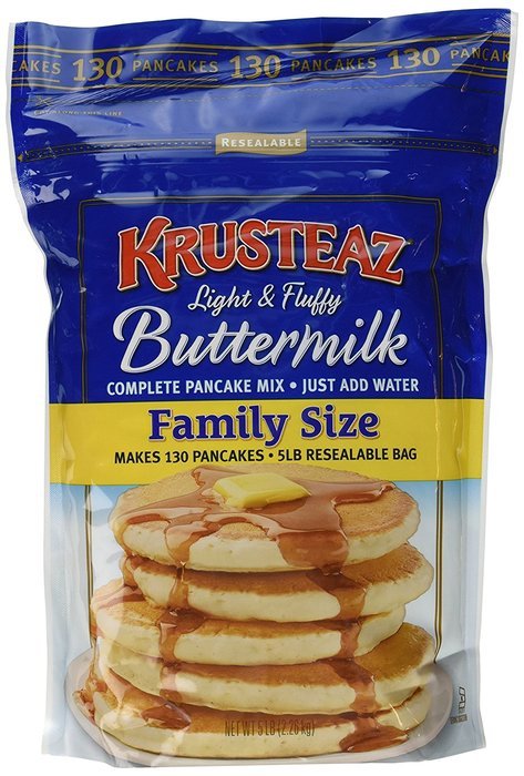 Krusteaz Light & Fluffy Buttermilk Complete Pancake Mix Family Size ~ 5 Lb Bag