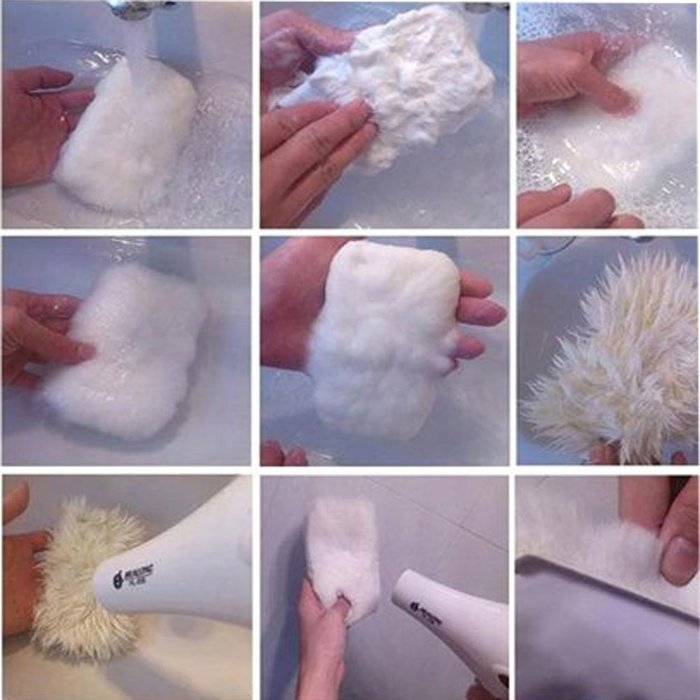 iPhone 7 Plus Case,Inspirationc Luxury Stylish Bling Fluffy Cover Plush Rabbit Hair Fur Cases Decorative Handmade... N9