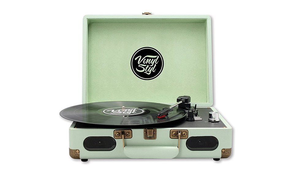 Vinyl Styl Groove Portable 3 Speed Turntable (Mint) N3