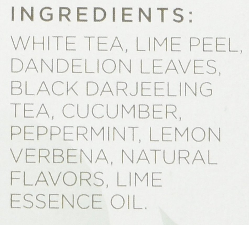 Tazo Cucumber White 20 Bags N4