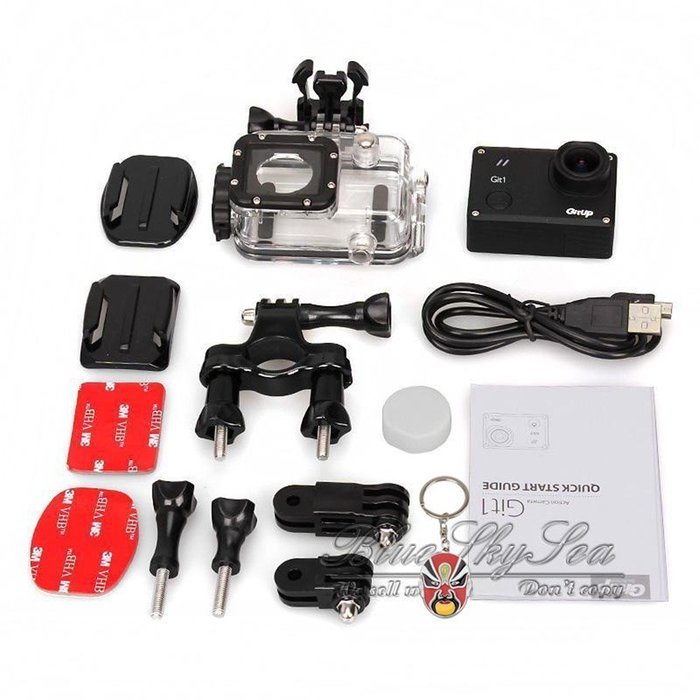 Boblov GitUp GT1 1.5" Novatek 96655 1080P WiFi Action Outdoor Sports Helmet Action Camera + Extra Microphone +... N9