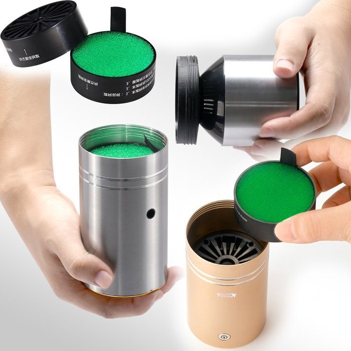 GOSO Ionic Car Air Purifier Freshener and Aroma Diffuser Eliminates Smoke Smell and Other Odors Using HEPA and... N6