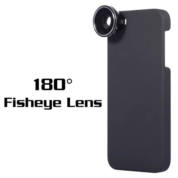 5 in 1 Mobile Phone Lens Kit, [9X Telephoto Telescope] [0.63x Wide Angle] [0.4X Super Wide Angle ] [180&deg; Fisheye... N22