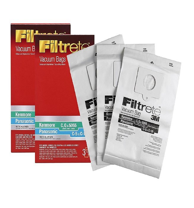 Kenmore C (50558) & Panasonic C-5 Micro Allergen Bag, 3M Filtrete (3 Bags, per pack) N2