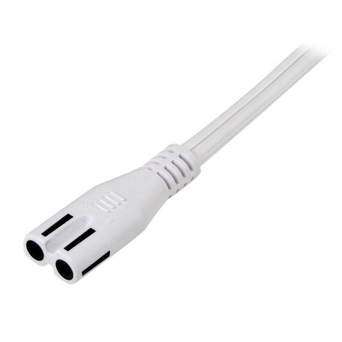 StarTech.com PXT101NB6W 6-Feet White Standard Laptop Power Cord N3