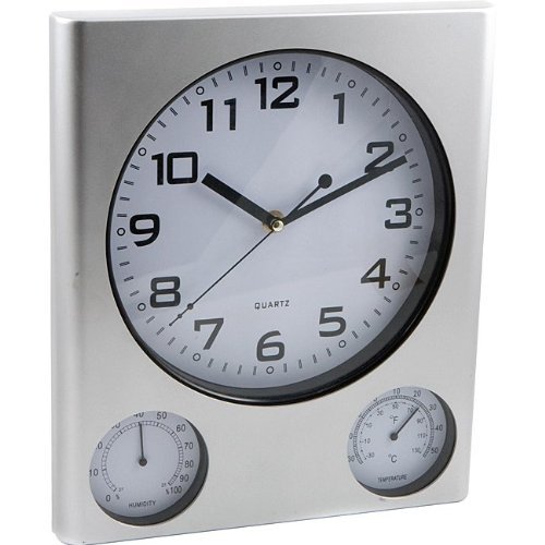 070-CLOCK Premium Outdoor Clock And Weather Station - Case of 10