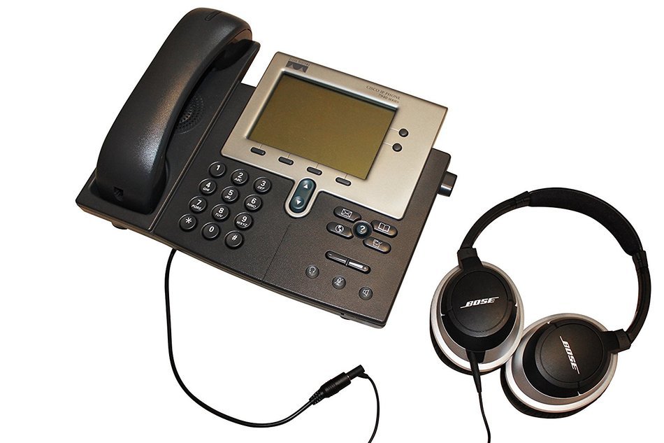 Headset Buddy: 3.5mm Smartphone Headset to RJ9/RJ10 CISCO Phone Adapter (PH35-RJ9Cisco) N2