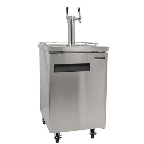 EdgeStar Dual Faucet Direct Draw Beverage Dispenser - Stainless Steel