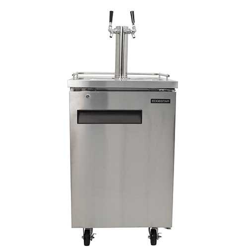 EdgeStar Dual Faucet Direct Draw Beverage Dispenser - Stainless Steel N2